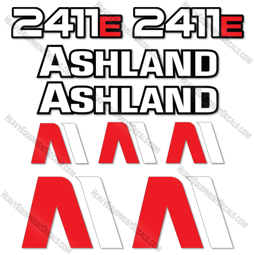 Ashland 2411E Decal Kit Scraper - Aftermarket Kit 