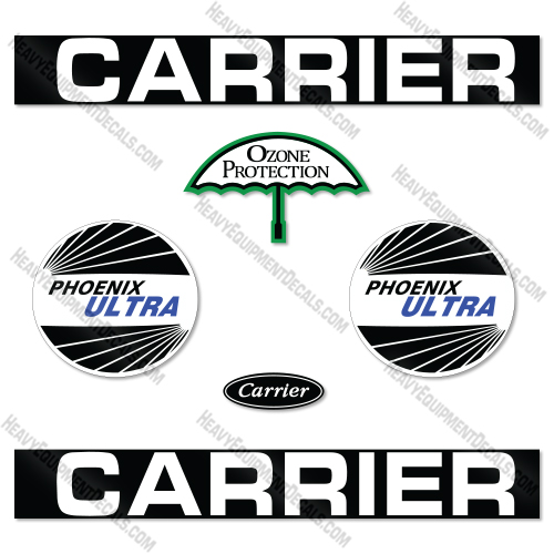 Carrier Phoenix Ultra Decal Kit Refrigeration Unit - Aftermarket Kit   decals