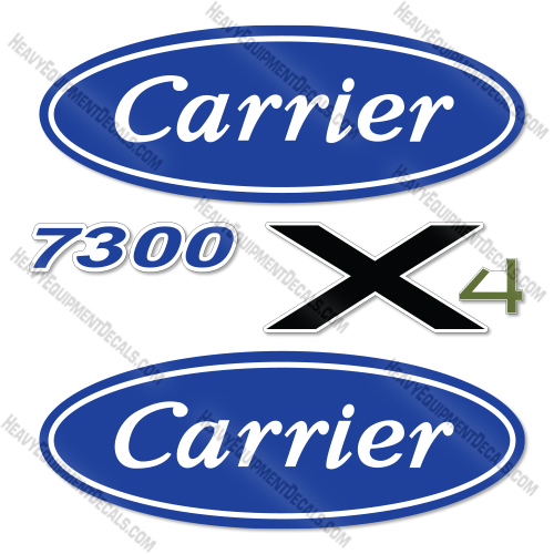 Carrier X4 7300 Decal Kit Refrigeration Unit - Aftermarket Kit   decals