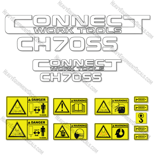 Connect CH70SS Decal Kit Hammer - Aftermarket Kit  
