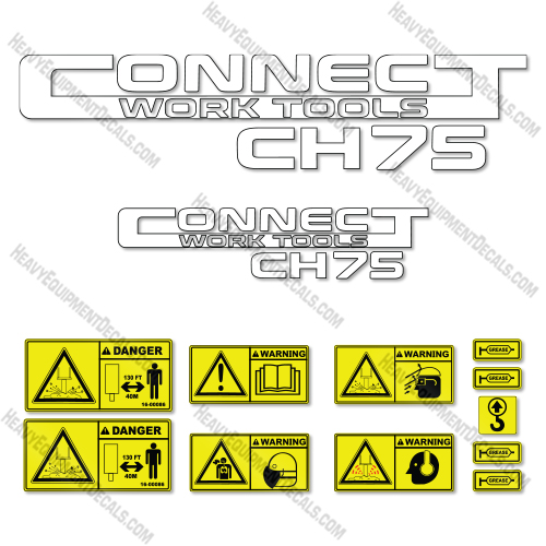 Connect CH75 Decal Kit Hammer - Aftermarket Kit   