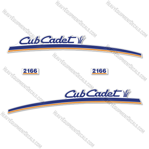 Cub Cadet 2166 Decal Kit Garden Tractor - Aftermarket Kit 