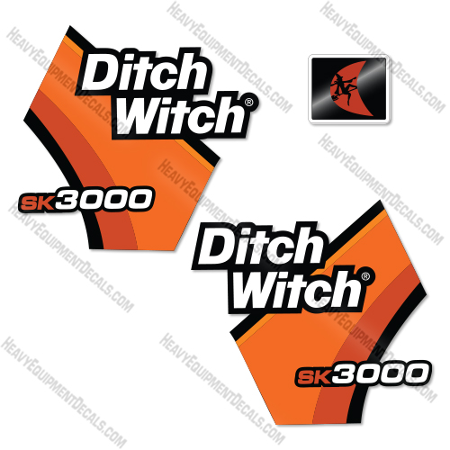 Ditch Witch SK3000 Decal Kit Skid Steer Loader- Aftermarket Kit 