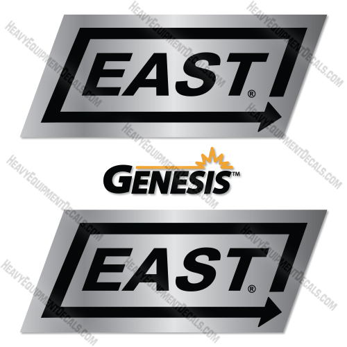 East Genesis Decal Kit Trailer- Aftermarket Kit 