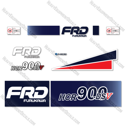 Furukawa FDR HCR900-DSV Decal Kit Drill-Aftermarket Kit 