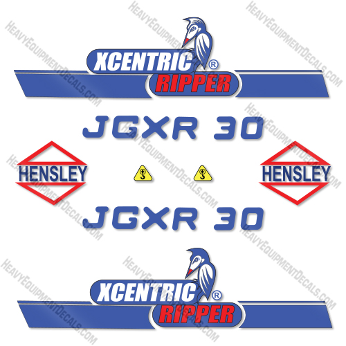 Hensley JGXR30 Decal Kit General Purpose Bucket - Aftermarket Kit 