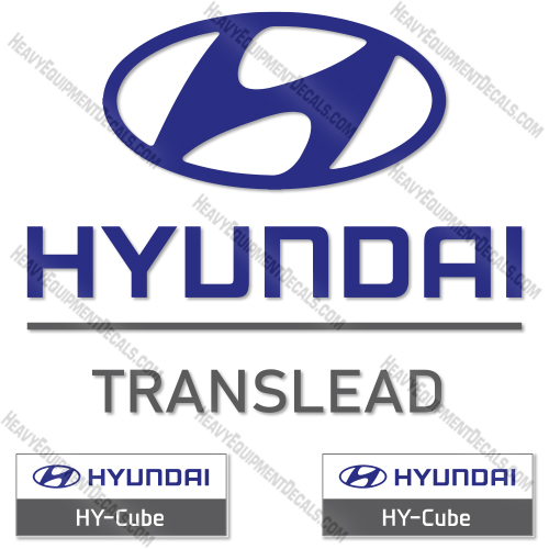 Hyundai HY-CUBE Decal Kit Semi Trailer - Aftermarket Kit 