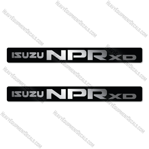 Isuzu NPR XD Decal Kit Work Truck - Aftermarket Kit INCR10Aug2021