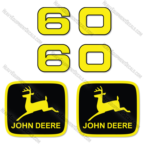 John Deere 60 Decal Kit Tractor- Aftermarket Kit 