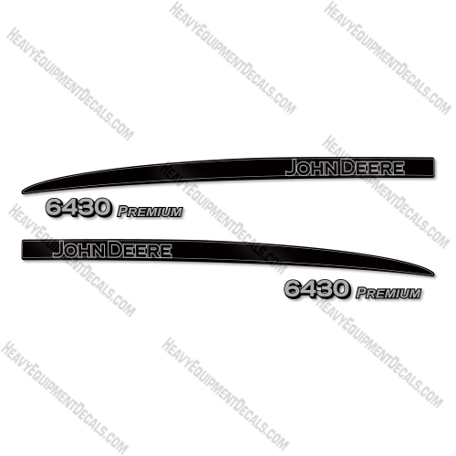 John Deere 6430 Premium Decal Kit Tractor- Custom Silver - Aftermarket Kit  decal kit, deere, john deere