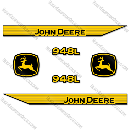 John Deere 948L Decal Kit Skidder- Aftermarket Kit 