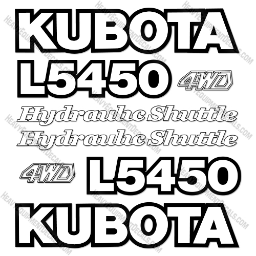 Kubota L5450 Decal Kit Compact Tractor- Aftermarket Kit 
