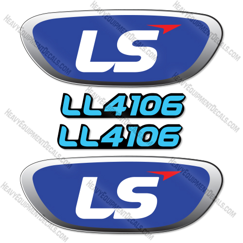 LS LL4106 Decal Kit Front End Loader- Aftermarket Kit 