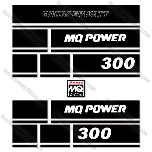 MQ Power 300 Decal Kit Generator- Aftermarket Kit  decal kit, mq power, multi