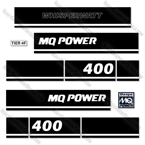 MQ Power 400 Decal Kit Generator- Aftermarket Kit  decal kit, mq power, multi