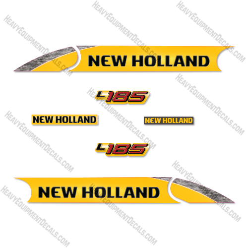 New Holland L185 Decal Kit Skid Steer Loader- Aftermarket Kit   new holland, decal kit