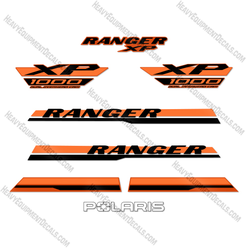 Polaris Ranger 1000 XP 2026 Decal Kit UTV - Premium Orange Rust - Aftermarket Kit  decal kit, polaris ranger, 