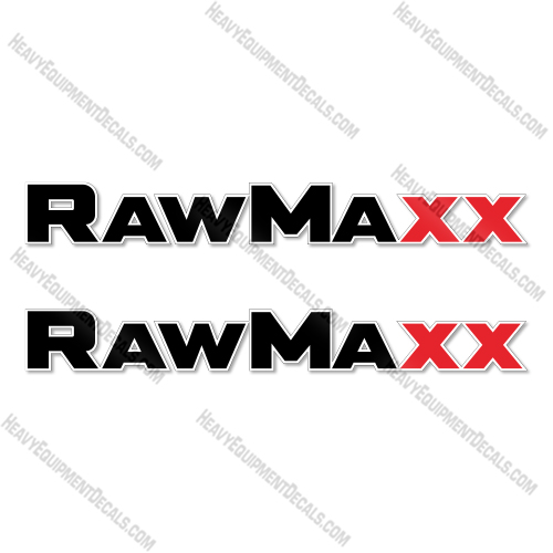 RawMaxx Trailer Logos Decal Kit Trailer - Aftermarket Kit 