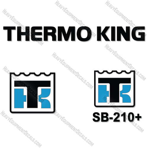 ThermoKing SB210+ Decal Kit Trailer Refrigeration Unit Semi- Aftermarket Kit 