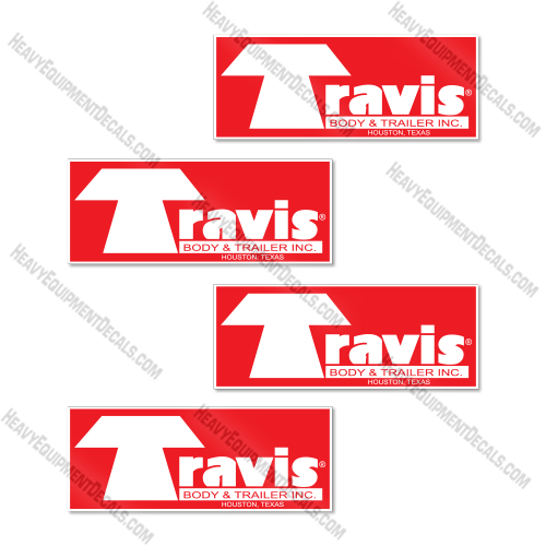 Travis Logo Decal Kit Trailer- Aftermarket Kit 