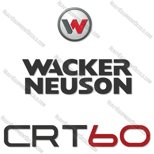 Wacker Neuson CRT60 Decal Kit Ride On Trowel- Aftermarket Kit  