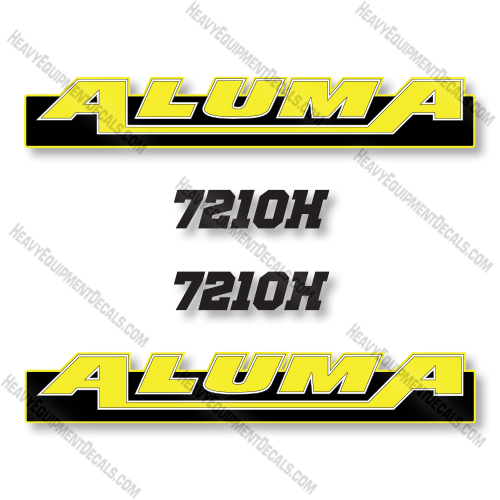 Aluma 7210H  Decal Kit Trailer - Aftermarket Kit  