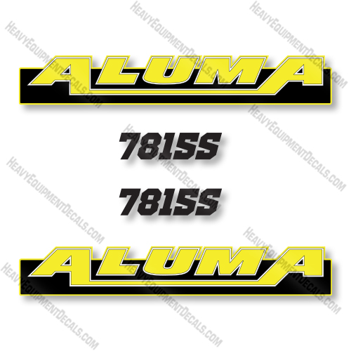Aluma 7815S Decal Kit Trailer - Aftermarket Kit  