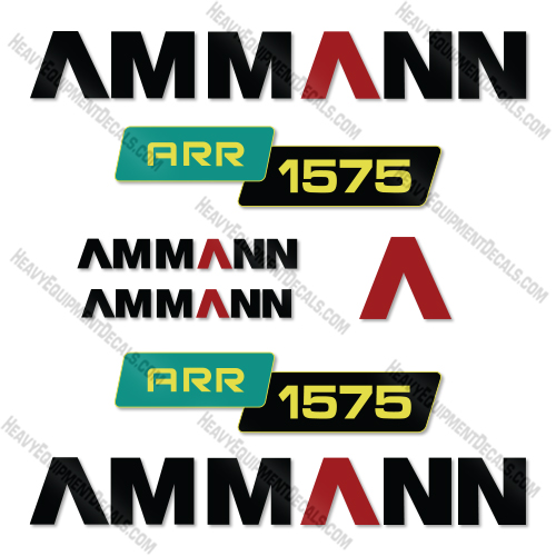 Ammann Arr Decal Kit Trench Roller - Aftermarket Kit decal kit, trail eze