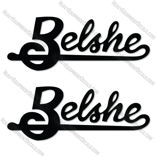 Belshe Trailer Logo Decal Kit Trailer - 17 Inches-  Aftermarket Kit  Kubota,decals