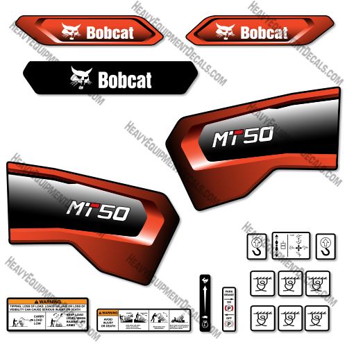 Bobcat MT50 Custom Stage 5 Decal Kit Mini Track Loader- Aftermarket Kit INCR10Aug2021