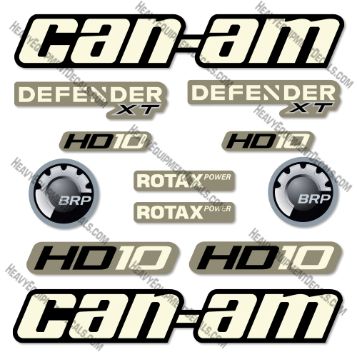 Can-Am HD10 Decal Kit UTV - CAMO Version - Aftermarket Kit 