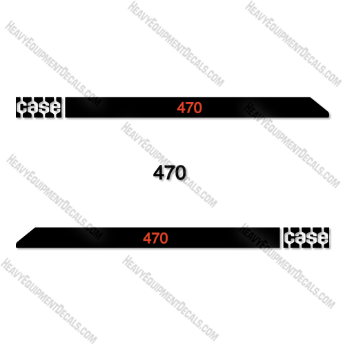 Case 470 Decal Kit Tractor -Aftermarket Kit  decals, decal kit