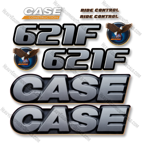 Case 621F Decal Kit Wheel Loader - Aftermarket Kit  