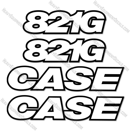 Case 821G Decal Kit Wheel Loader -Aftermarket Kit 