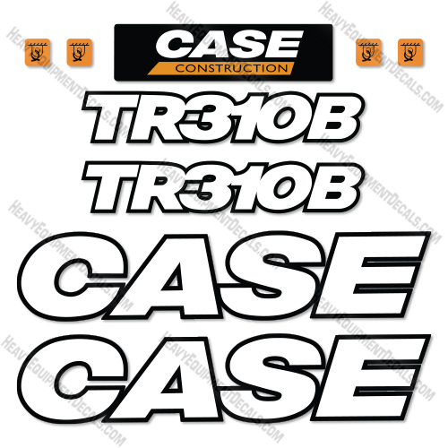 Fits Case Decal Kit TR310B Compact Track Loader case, decal kit