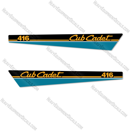 Cub Cadet 416  Decal Kit Front End Loader - Aftermarket Kit 