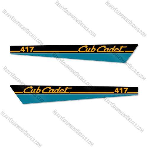 Cub Cadet 417  Decal Kit Front End Loader - Aftermarket Kit [ 