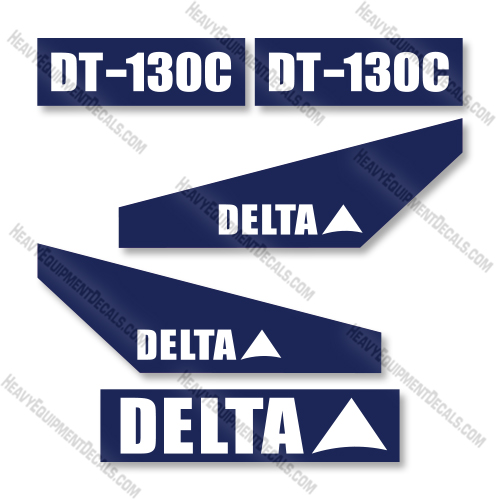 Delta DT-130C Decal Kit Trencher - Aftermarket Kit decals, decal kit, gehl