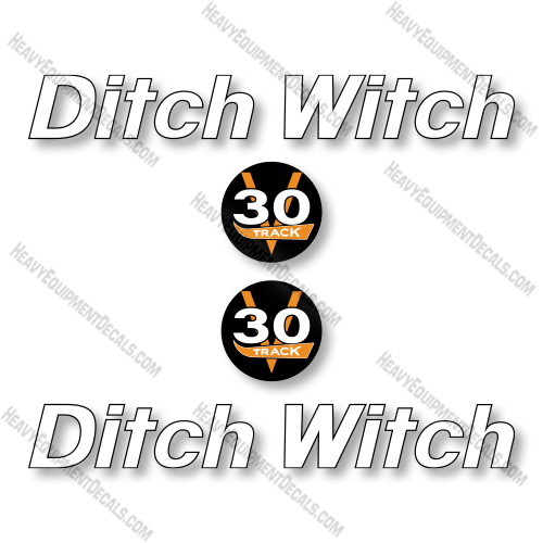 Ditch Witch V30 Decal Kit Trencher - Aftermarket Kit  decal kit, ditch-witch, ditchwitch