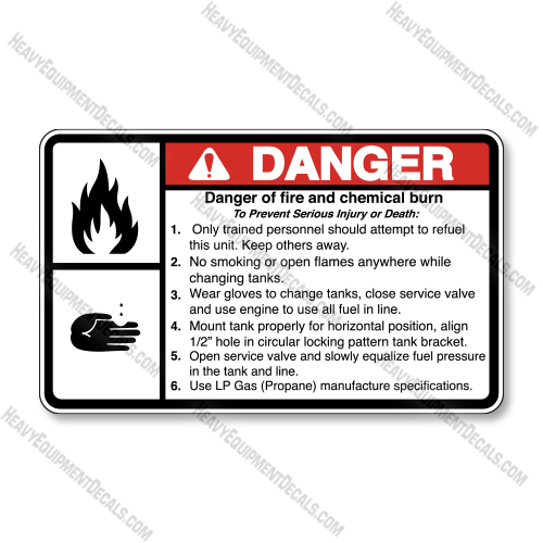 Doosan GC25S-9 Safety Decal Decal Kit Forklift  -  Aftermarket Kit decal kit, decals ,doosan, pallet jack