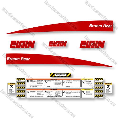 Elgin Broom Bear Model MH Decal Kit Sweeper - Aftermarket Kit decal kit, eagle, elgin, elgin eagle, maxi, sweep