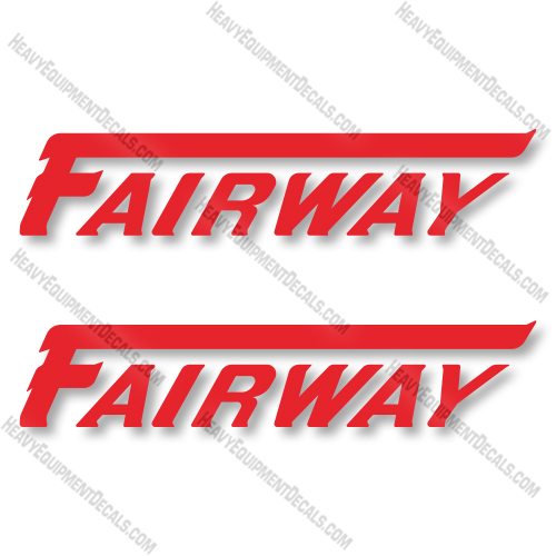 Fairway Trailer Logo Decal Kit Trailer - Aftermarket Kit  decal kit, decals