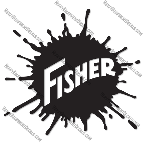 Fisher Snow Plow Logo 14 Inches Decal Kit Snow Plow - Aftermarket Kit  decals, decal kit, gehl