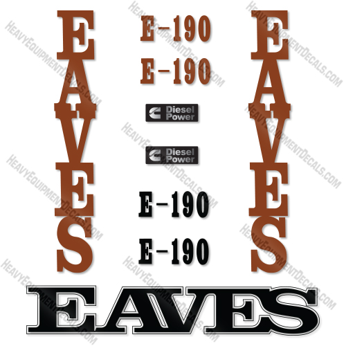 Forano Eaves E190 Decal Kit Aircraft - Aftermarket Kit decal kit