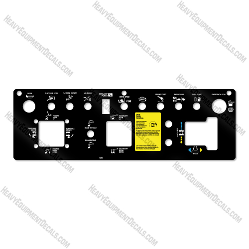Genie 52230 B Platform Control Decal Kit Aerial Lift - Aftermarket Kit 