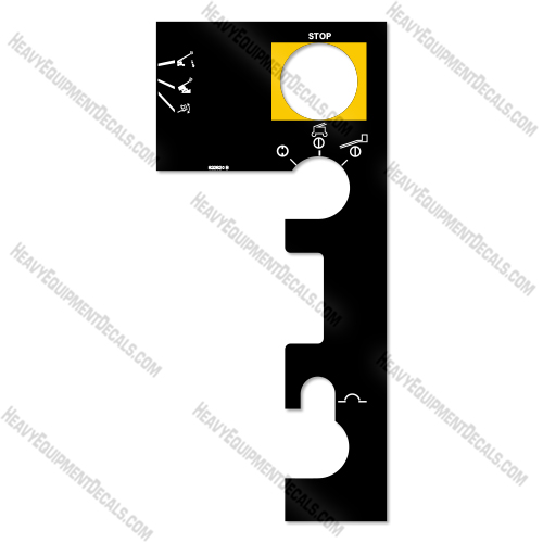 Genie Control 822820 B Decal Kit Ground Control - Aftermarket Kit 
