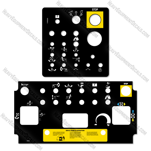 Genie Z40 23N RJ Z40NN-4500 to 4915 Decal Kit Articulating Boom Lift - Control Decals - Aftermarket Kit 