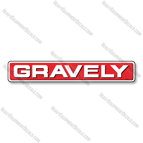 Gravely 15 Inch Decal Kit Logo - Aftermarket Kit 