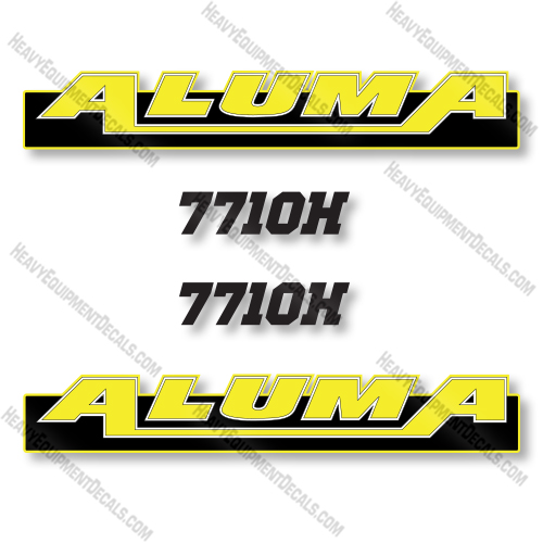 Aluma 7710H Decal Kit Trailer - Aftermarket Kit    