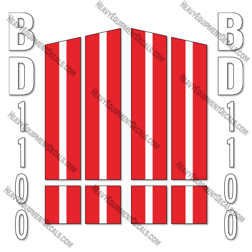 BD 1100 Decal Kit Hammer - Aftermarket Kit  decals, decal kit, gehl